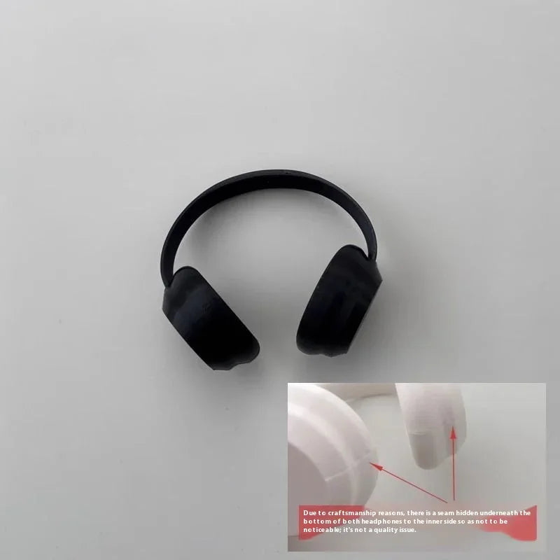 Cuffie Decorative per Bambola Labubu Mini – Accessorio Fashion DIY