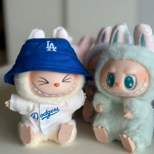 Outfit da Baseball per Bambole Labubu  – Completo Sportivo con Cappellino