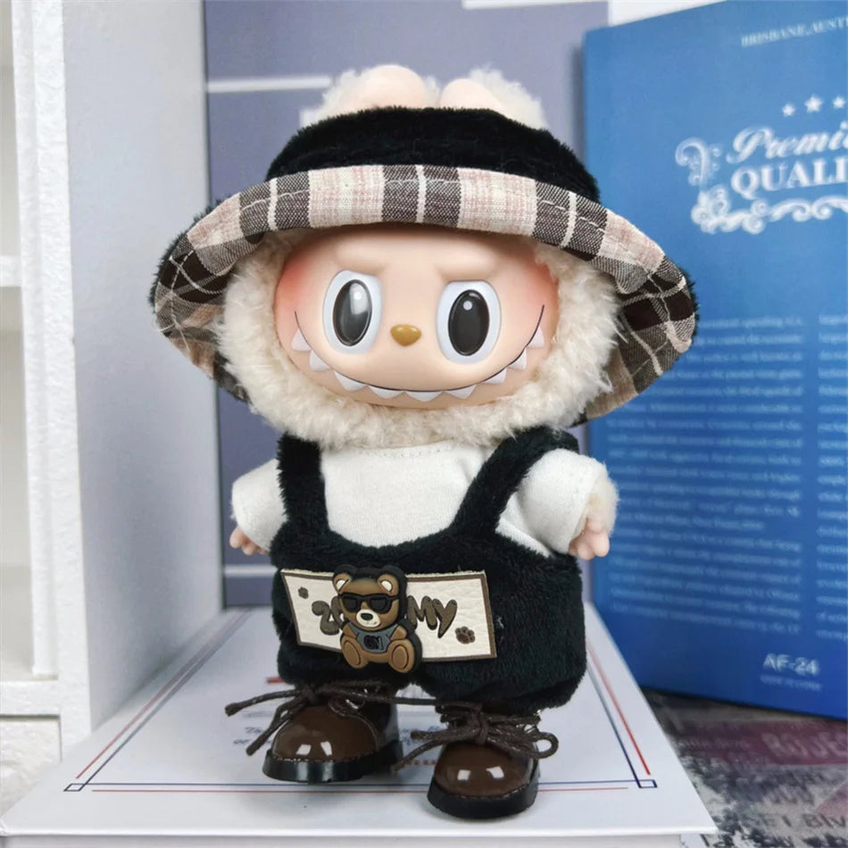 Set di Vestiti con Cappello e Scarpe per Bambole Labubu – Outfit Creativi e Divertenti