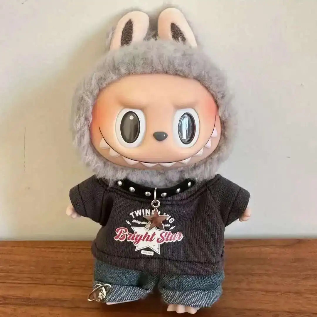 Outfit Hip Hop per Bambole Labubu - Completo Streetwear con Accessori