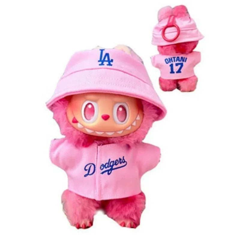 Outfit da Baseball per Bambole Labubu  – Completo Sportivo con Cappellino