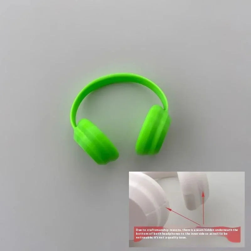 Cuffie Decorative per Bambola Labubu Mini – Accessorio Fashion DIY
