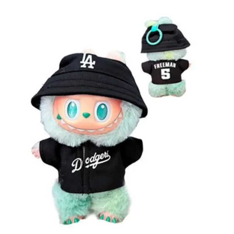 Outfit da Baseball per Bambole Labubu  – Completo Sportivo con Cappellino