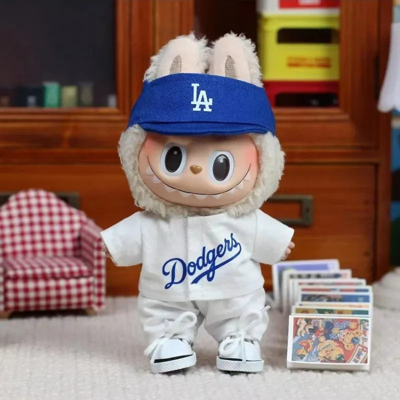 Outfit da Baseball per Bambole Labubu  – Completo Sportivo con Cappellino