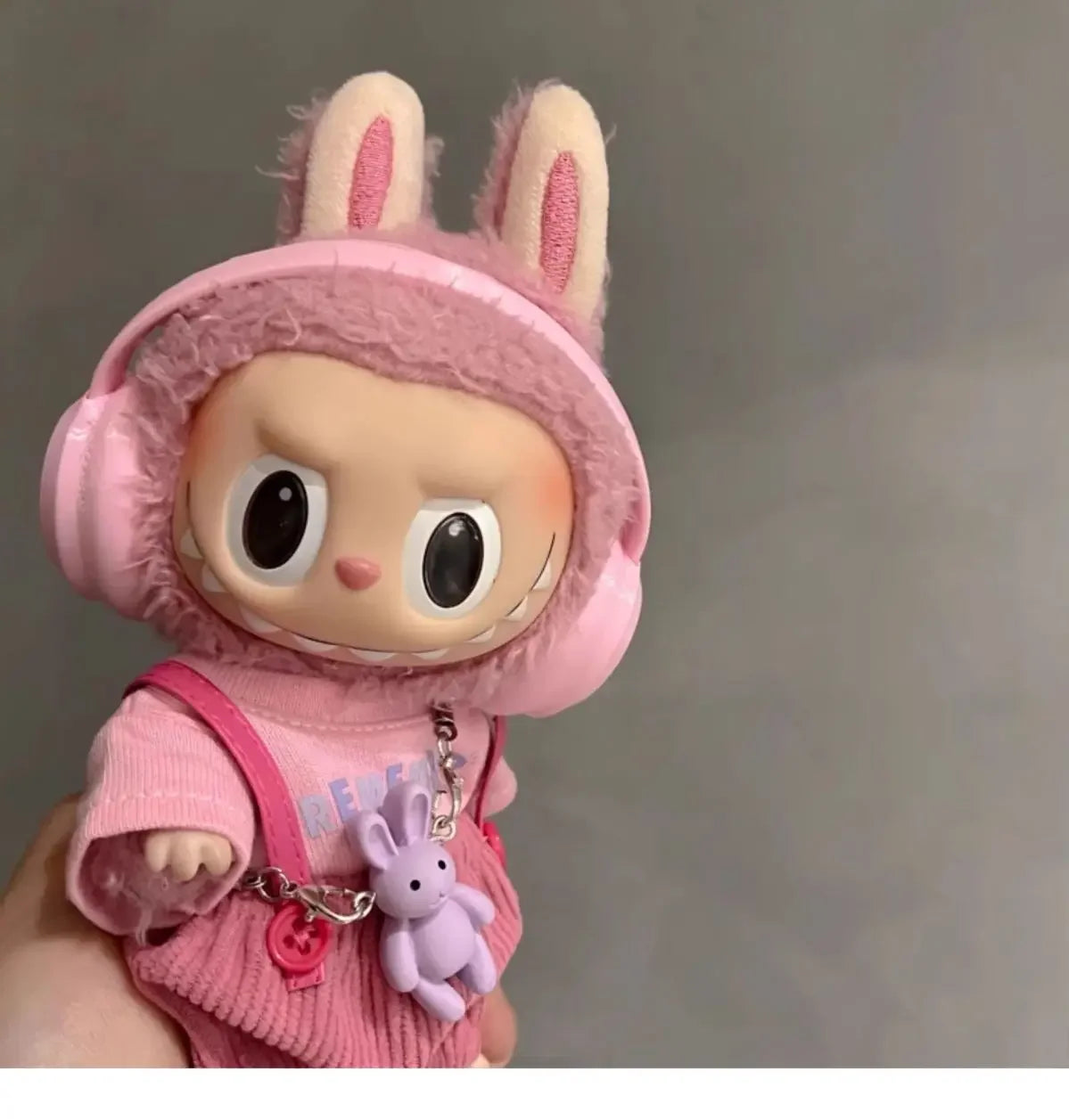Cuffie Decorative per Bambola Labubu Mini – Accessorio Fashion DIY
