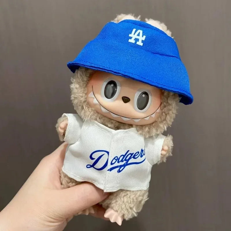 Outfit da Baseball per Bambole Labubu  – Completo Sportivo con Cappellino