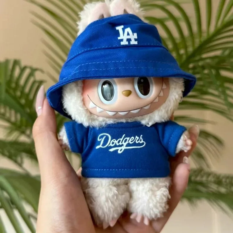 Outfit da Baseball per Bambole Labubu  – Completo Sportivo con Cappellino