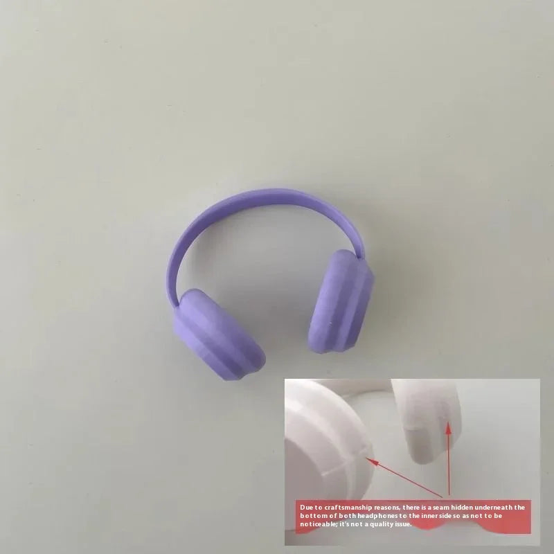 Cuffie Decorative per Bambola Labubu Mini – Accessorio Fashion DIY